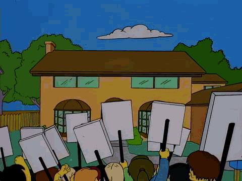 2-4-6-8 homer’s crime was very great, great meaning large or immense, we use it in the pejorative sense. (Simpsons GIF)